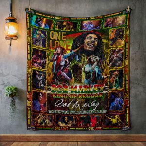 Bob Marley Quilt Blanket - VANDH 2506