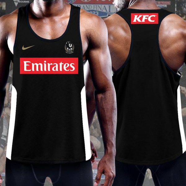 Collingwood FC Y-Back Muscle Tank Top - TANTN 4542