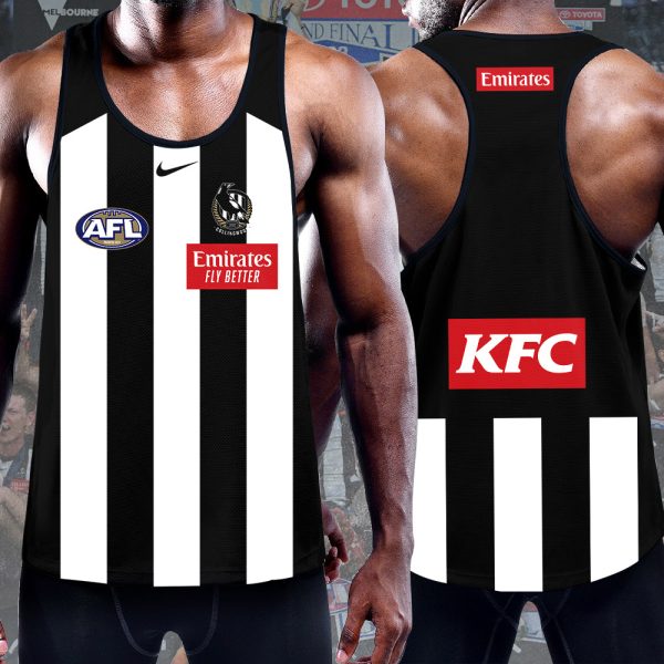 Collingwood FC Y-Back Muscle Tank Top - TANTN 4539