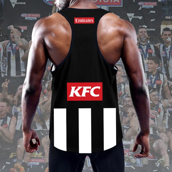 Collingwood FC Y-Back Muscle Tank Top - TANTN 4539