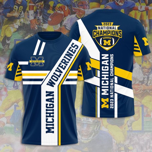 Michigan Wolverines Football 3D Apparel - GNE 010