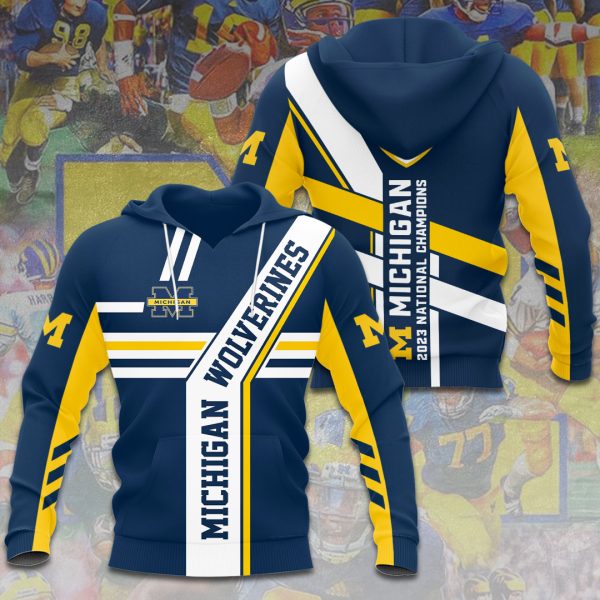 Michigan Wolverines Football 3D Apparel - GNE 010