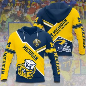 Michigan Wolverines Football 3D Apparel - GNE 011