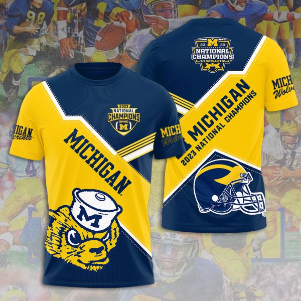 Michigan Wolverines Football 3D Apparel - GNE 011