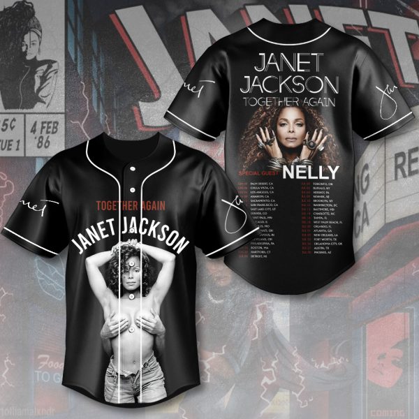 Janet Jackson Baseball Jersey - VANDH 2516