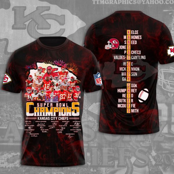 Kansas City Chiefs 3D Apparel - MAITM 5709