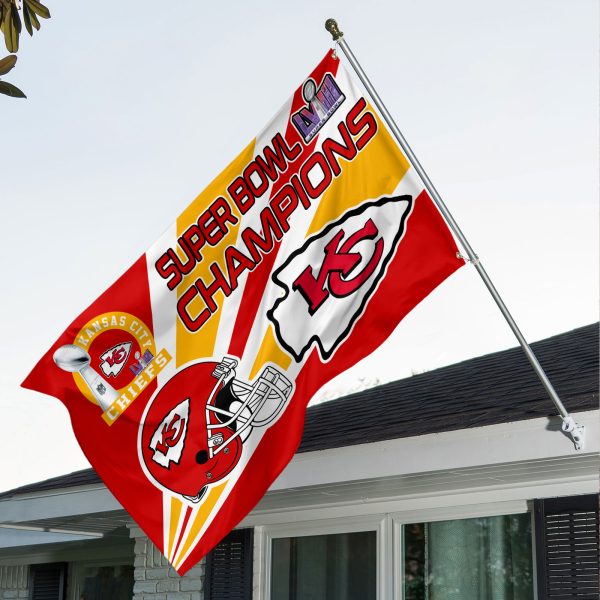 Kansas City Chiefs 3D House Flag - MAITM 5693