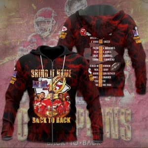 Kansas City Chiefs 3D Apparel - TANTN 4552