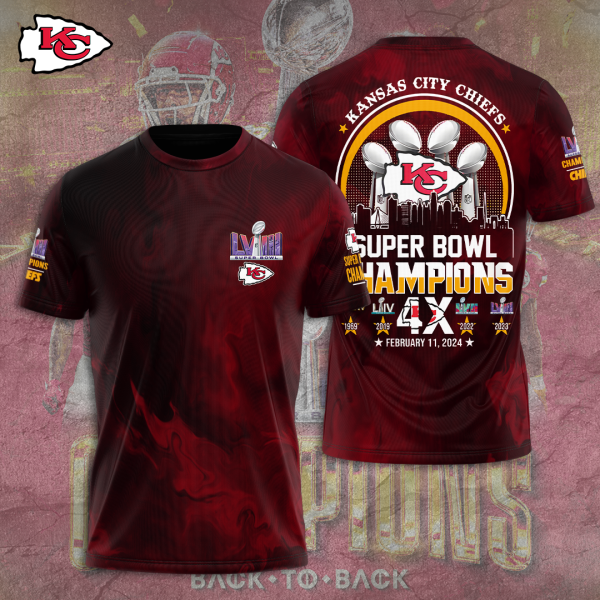 Kansas City Chiefs 3D Apparel - TANTN 4663