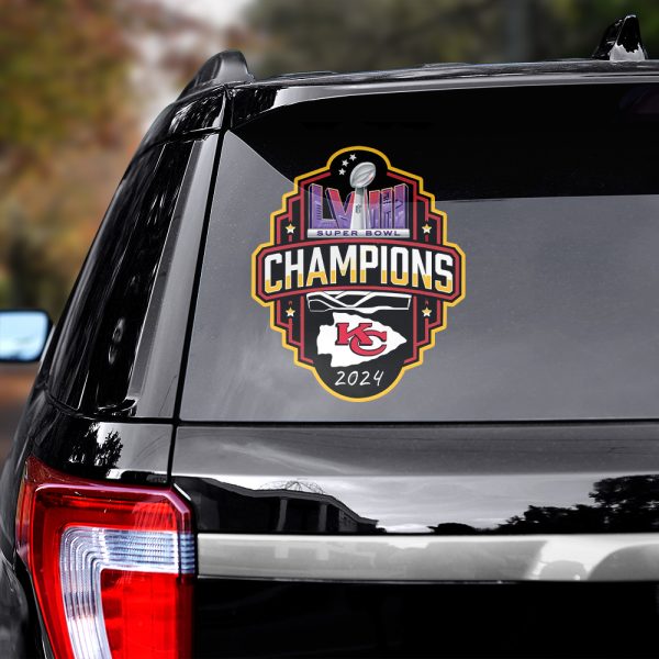 Kansas City Chiefs 3D Decal - TANTN 4654