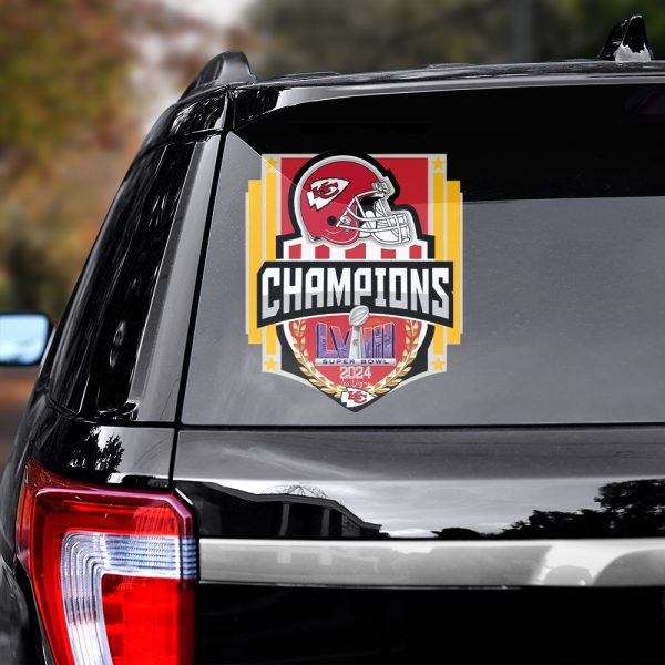 Kansas City Chiefs 3D Decal - TANTN 4655