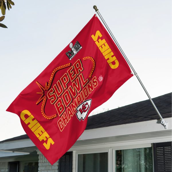 Kansas City Chiefs 3D House Flag - HOATT 4316