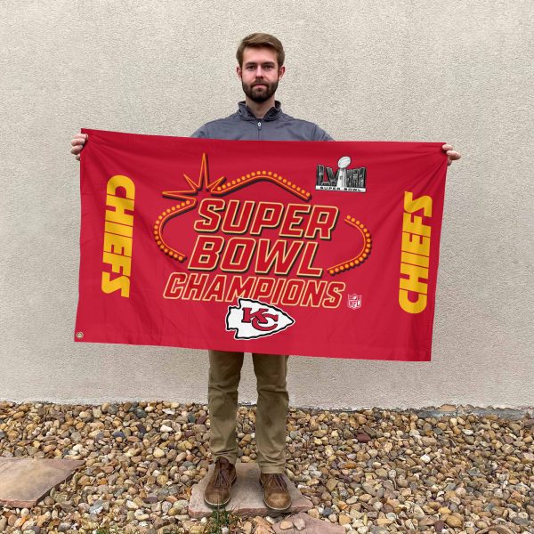 Kansas City Chiefs 3D House Flag - HOATT 4316