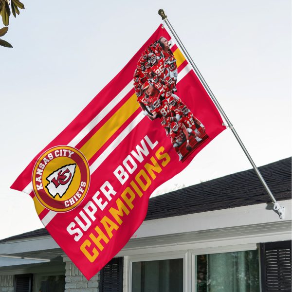 Kansas City Chiefs 3D House Flag - HOATT 4318