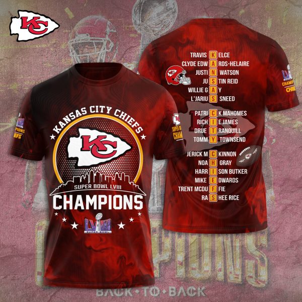 Kansas Chiefs City 3D Apparel - TANTN 4448