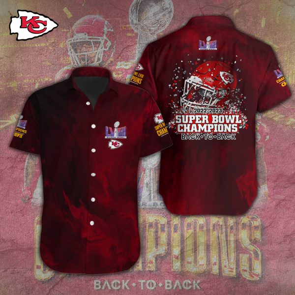 Kansas City Chiefs Short Sleeve Dress Shirt - TANTN 4490