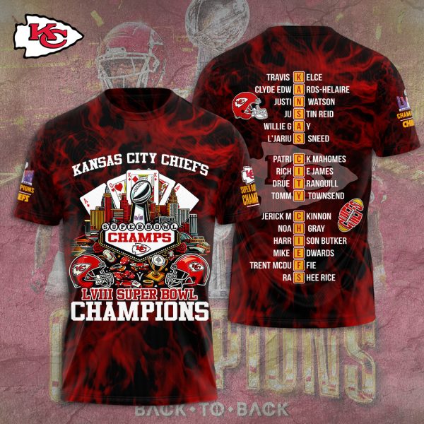 Kansas City Chiefs 3D Apparel - TANTN 4566