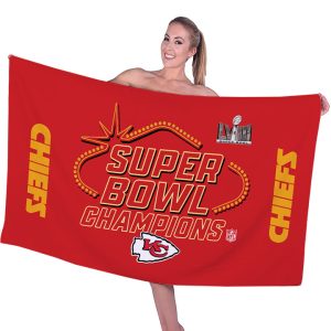 Kansas City Chiefs Rectangle Beach Towel - TANTN 4459