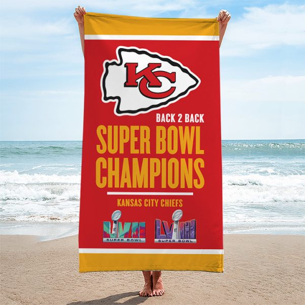 Kansas City Chiefs Rectangle Beach Towel - TANTN 4468