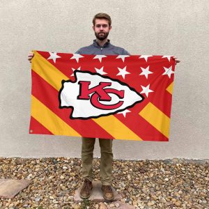 Kansas City Chiefs 3D House Flag - TANTN 4417