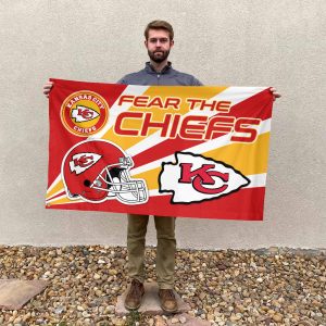 Kansas City Chiefs 3D House Flag - TANTN 4419