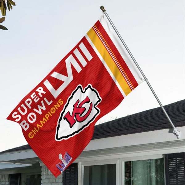 Kansas City Chiefs 3D House Flag - TANTN 4431