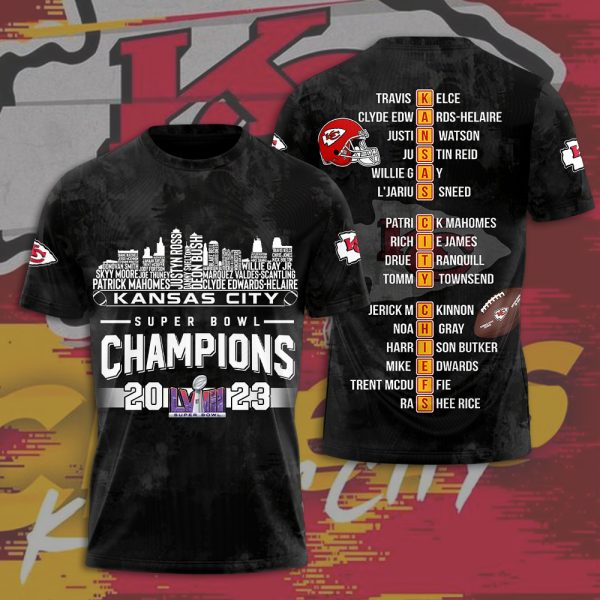 Kansas City Chiefs 3D Apparel - HOATT 4300