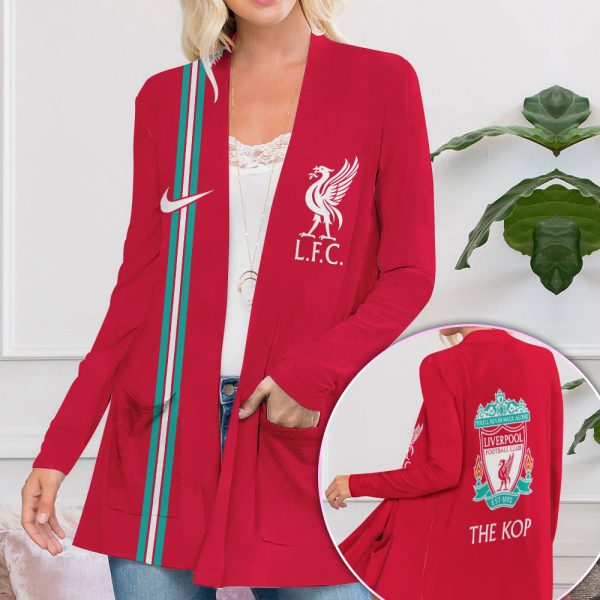 Liverpool Women’s Patch Pocket Cardigan – HOATT 4371