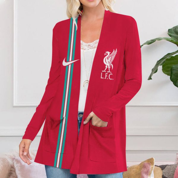 Liverpool Women’s Patch Pocket Cardigan – HOATT 4371