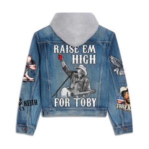 Toby Keith Women's Denim Hood Jacket - MAITM 5869