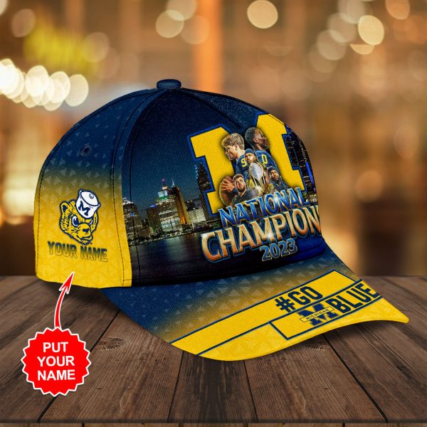 Personalized Michigan Wolverines Football Classic Cap - VANDH 2368