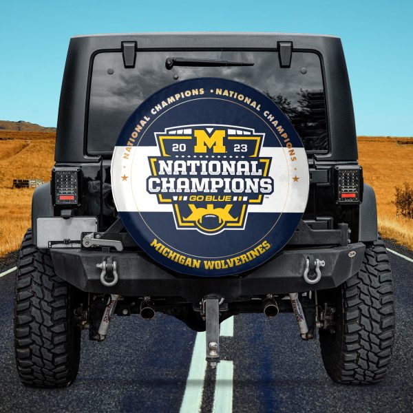 Michigan Wolverines Football Car Tire Cover - MAITM 5887