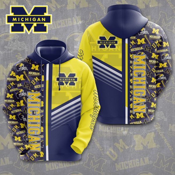 Michigan Wolverines Football 3D Apparel - GNE 024