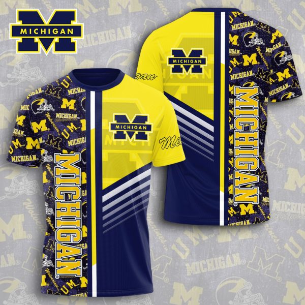 Michigan Wolverines Football 3D Apparel - GNE 024