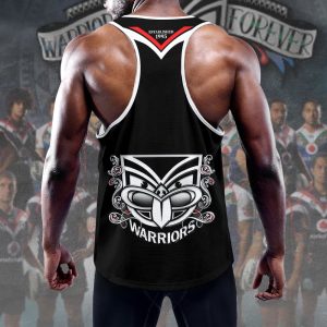 New Zealand Warriors Y-Back Muscle Tank Top - VANDH 2476