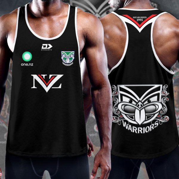 New Zealand Warriors Y-Back Muscle Tank Top - VANDH 2476