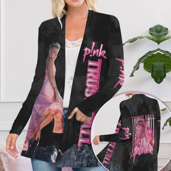 P!nk Women’s Patch Pocket Cardigan – HOATT 4336