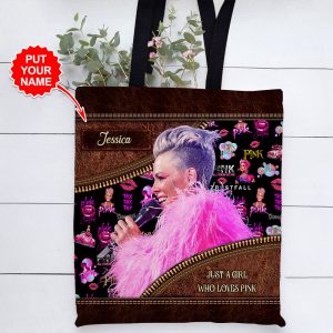 Personalized P!nk Tote Bag - VANDH 2424