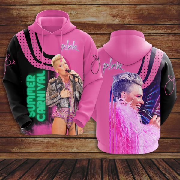 P!nk 3D Hoodie And Leggings - VANDH 2412