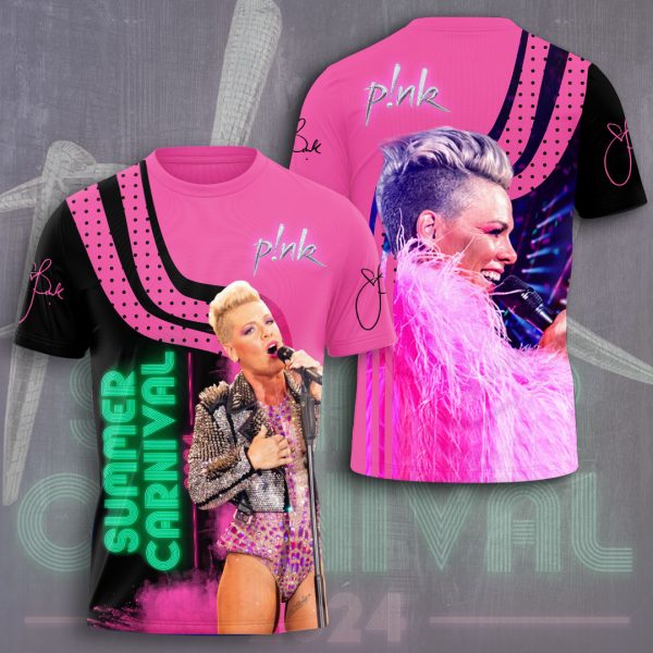 P!nk 3D Hoodie And Leggings - VANDH 2412