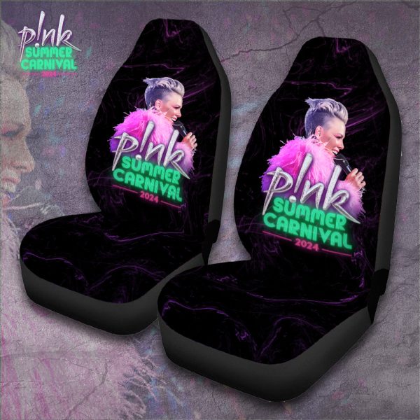 P!nk 2PCS Car Seat Cover - TANTN 4536