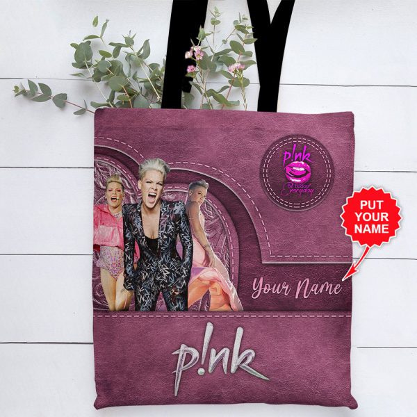 Personalized P!nk Tote Bag - VANDH 2422