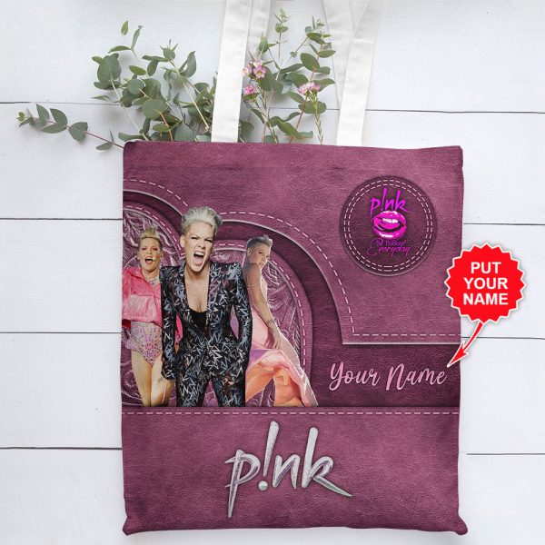 Personalized P!nk Tote Bag - VANDH 2422