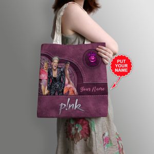 Personalized P!nk Tote Bag - VANDH 2422