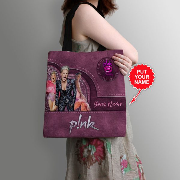 Personalized P!nk Tote Bag - VANDH 2422