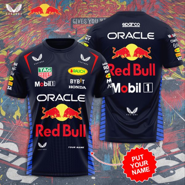 Personalized Red Bull Racing F1 3D Apparel - TANTN 4503