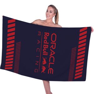 Red Bull Racing F1 Rectangle Beach Towel - TANTN 4522