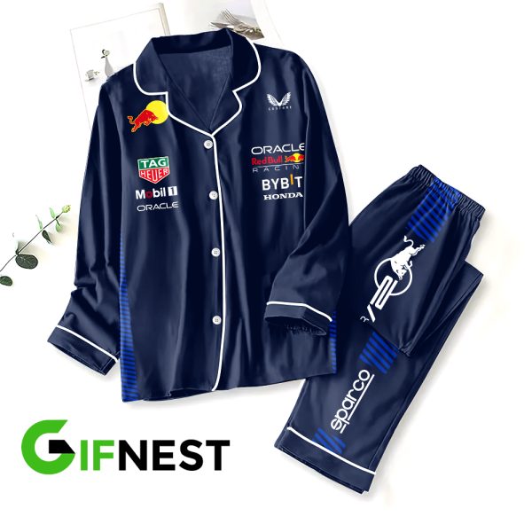 Red Bull Racing F1 Button Down Pajamas Set – HOATT 4390