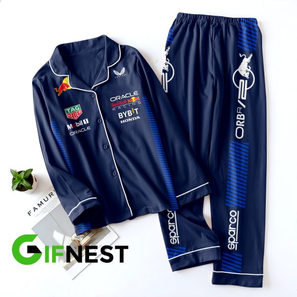 Red Bull Racing F1 Button Down Pajamas Set – HOATT 4390