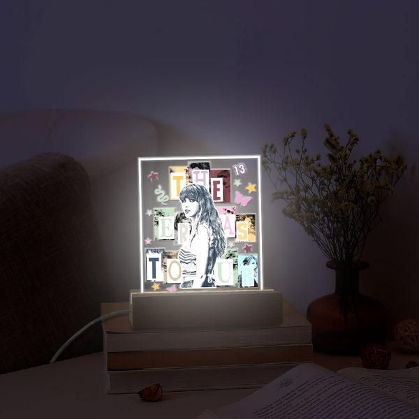 Taylor Swift Led Light with Wooden Base (7 Colors) - HOATT 4381